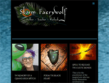 Tablet Screenshot of faerywolf.com